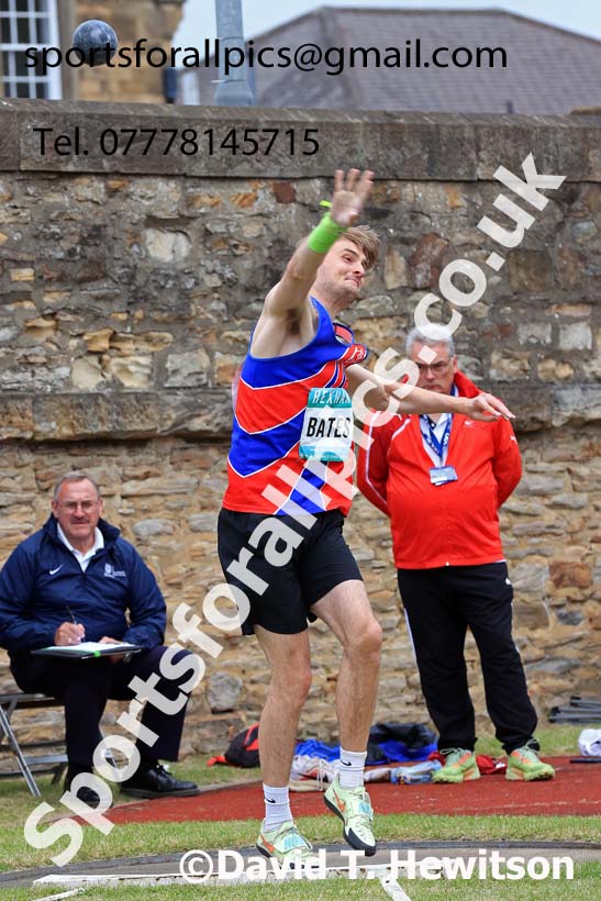 Decathlon Shot Putt, 2024 EAP International Combined events, Hewcham, Northumberland.  Photo: David T. Hewitson/Sports for All Pics